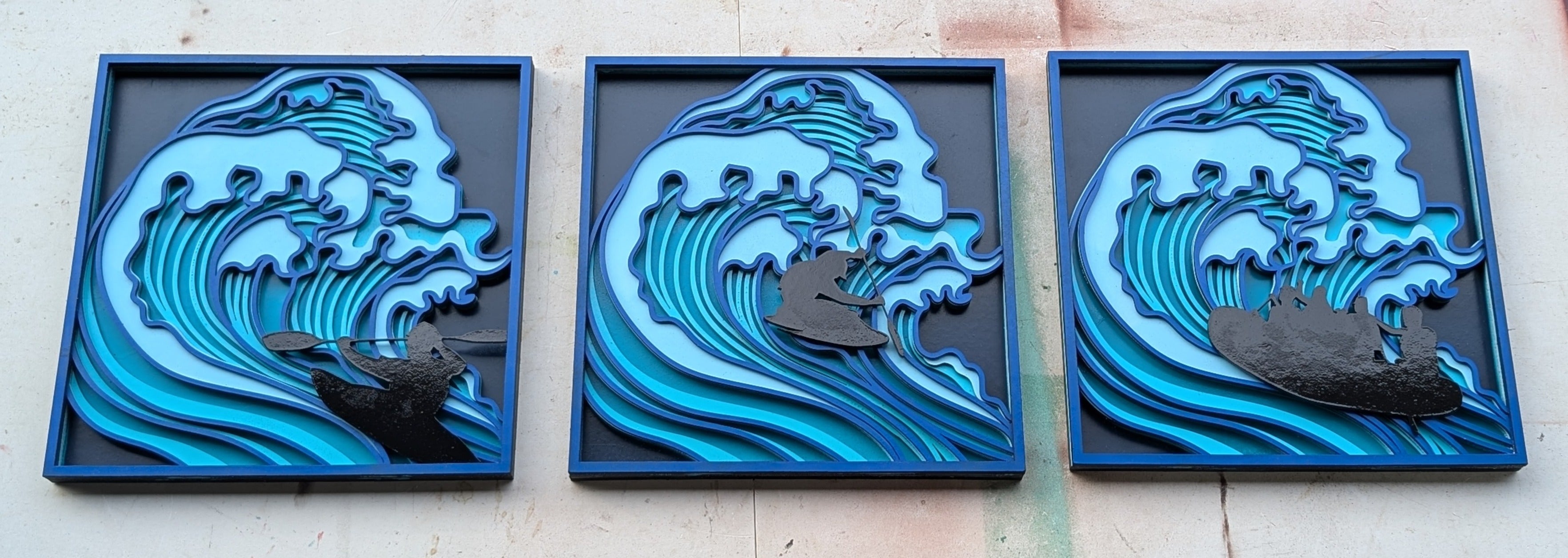 One Wave Three Journeys